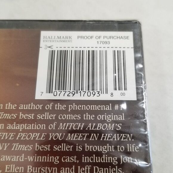 The five people you meet in heaven dvd mitch albom new sealed - Picture 8 of 8